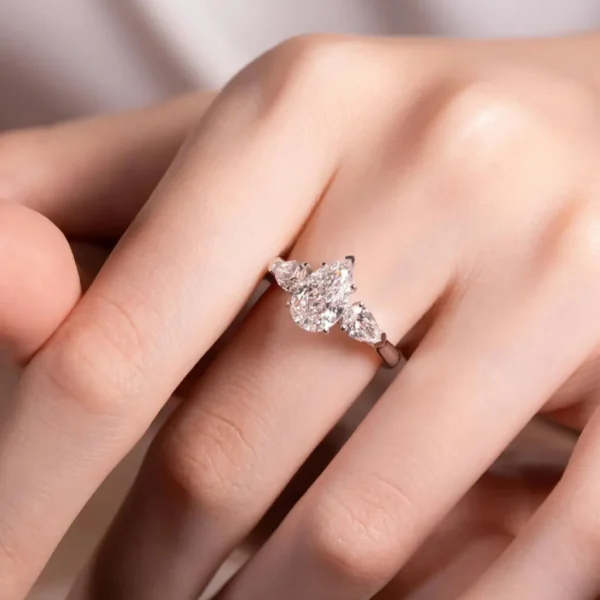 2 Carat Pear-Cut Diamond Solitaire Ring (3) 2 Carat Pear-Cut Diamond Solitaire Ring (3)