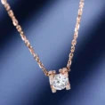 0.50 Carat Solitaire Diamond Necklace