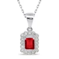 0.63 Carat Diamond Ruby Necklace (2)