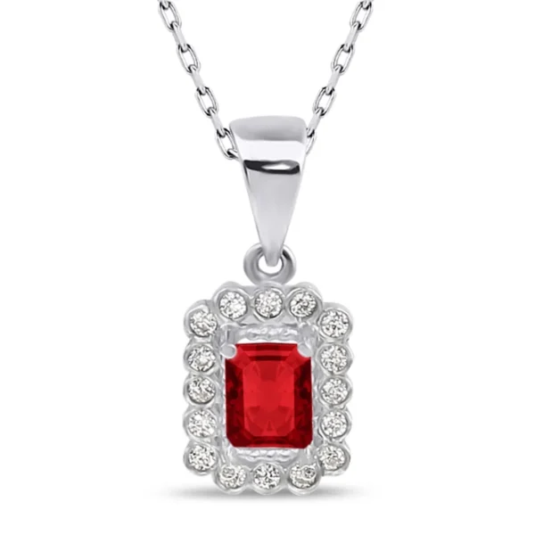 0.63 Carat Diamond Ruby Necklace (2)