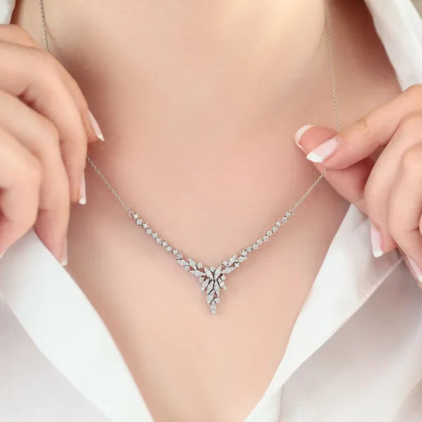 1 Carat Diamond Chain Necklace 1 Carat Diamond Chain Necklace