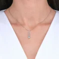 Diamond Blue Topaz Necklace (3)