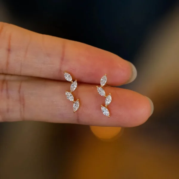 0.40 Carat Designer Marquise Diamond Earrings (3) 0.40 Carat Designer Marquise Diamond Earrings (3)