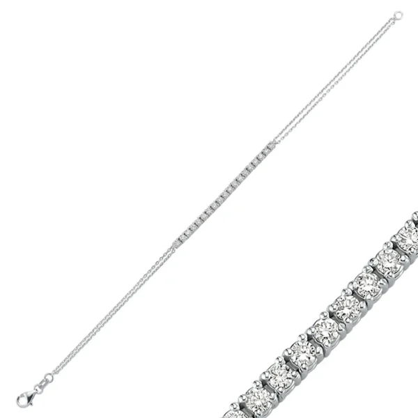 0.60 Carat Diamond Tennis Bracelet (2)