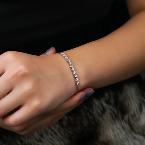 0.60 Carat Diamond Tennis Bracelet (3)