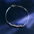 1 Carat Designer White Gold Diamond Bracelet