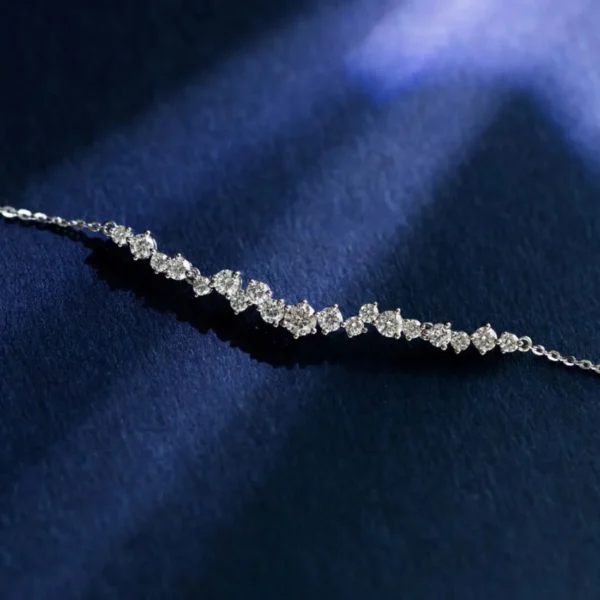 1 Carat Designer White Gold Diamond Bracelet (2) 1 Carat Designer White Gold Diamond Bracelet (2)