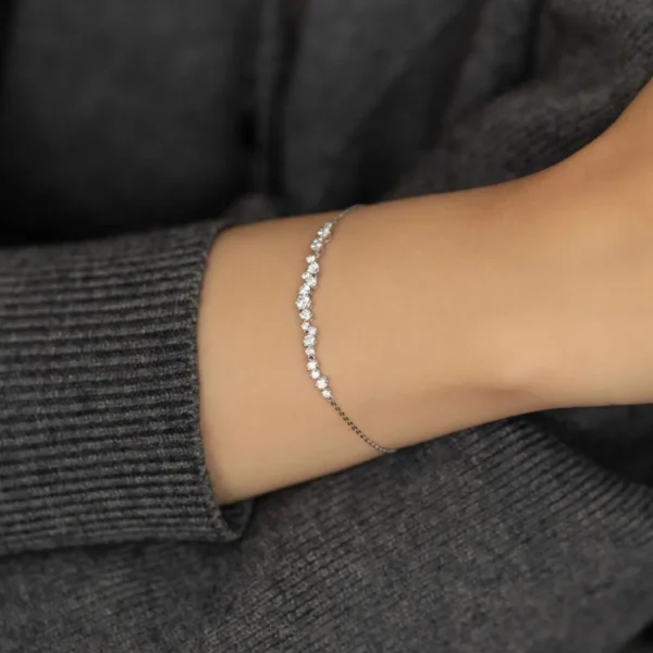 1 Carat Designer White Gold Diamond Bracelet (3) 1 Carat Designer White Gold Diamond Bracelet (3)