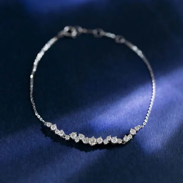 1 Carat Designer White Gold Diamond Bracelet 1 Carat Designer White Gold Diamond Bracelet