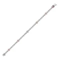 3 Carat Diamond Rose and White Gold Tennis Bracelet (3)