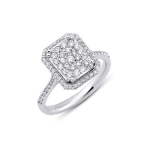 1.24 Carats E Color VS1 Cielo Lab Grown Diamond Ring