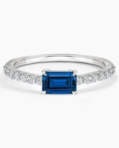 Emerald Cut Sapphire Ring