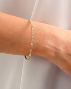 0.80 Carats E Color VS Lab Grown Diamond Bracelet