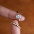 0.40 Carat GIA-Certified Diamond Vintage Solitaire Ring (3)