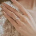 0.60 Carat F Color Designer Diamond Solitaire Ring (2)