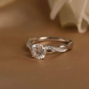 0.65 Carat Diamond Designer Solitaire Ring