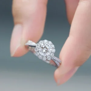 0.70 Carat Diamond Designer Solitaire Ring