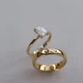 0.70 Carat Emerald-Cut Yellow Gold Diamond Solitaire Ring (4)