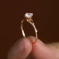 0.75 Carat Round Cut Diamond Solitaire Ring (2)