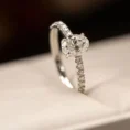 0.90 Carat Oval Cut Diamond Solitaire Ring (2)