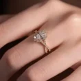 0.90 Carat Oval Cut Vintage Diamond Solitaire Ring (2)