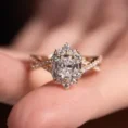 0.90 Carat Oval Cut Vintage Diamond Solitaire Ring (3)
