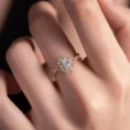 0.90 Carat Oval Cut Vintage Diamond Solitaire Ring (4)