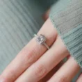 0.90 Carat Princess Cut Square Diamond Solitaire Ring (2)