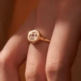 1 Carat Cushion-Cut Vintage Diamond Solitaire Ring (3)