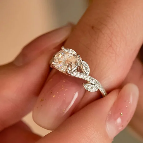 1 Carat Custom Design Vintage Diamond Solitaire Ring (4)