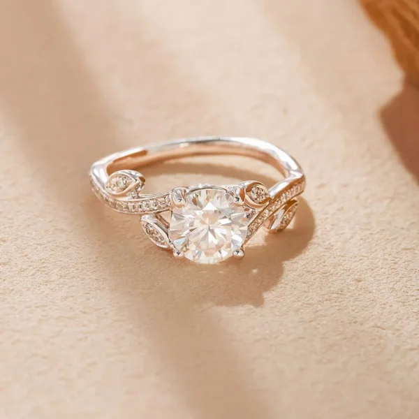 1 Carat Custom Design Vintage Diamond Solitaire Ring