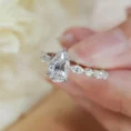 1 Carat Pear-Cut Diamond Solitaire Ring