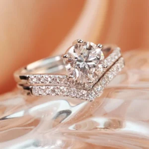 1.10 Carat F Color Designer Diamond Solitaire Ring
