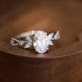 1.25 Carat Oval Cut Vintage Diamond Solitaire Ring (2)