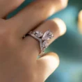 1.50 Carat Pear Cut Diamond Solitaire Ring (4)