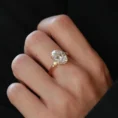 2.00 Carat Oval Cut Vintage Diamond Ring (3)