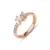 0.38 Carat Quattro Baguette Diamond Rose Gold Designer Ring (4)