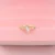 0.45 Carat Modern Design Baguette Diamond Rose Gold Ring (4)