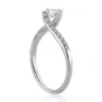 0.50 Carat D Color HRD-Certified Diamond Solitaire Ring