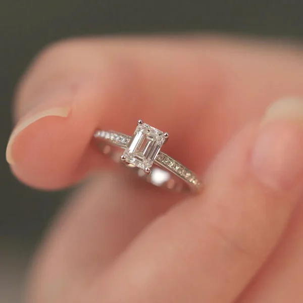 0.60 Carat Emerald-Cut Diamond Solitaire Ring (4)