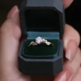 0.60 Carat F Color Diamond Solitaire Ring