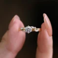 0.60 Carat F Color Diamond Solitaire Ring (7)