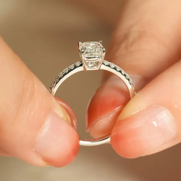 0.65 Carat Cushion-Cut Diamond Solitaire Ring (2)