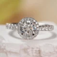 0.70 Carat Custom Design Diamond Solitaire Ring