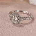 0.70 Carat Custom Design Diamond Solitaire Ring (2)