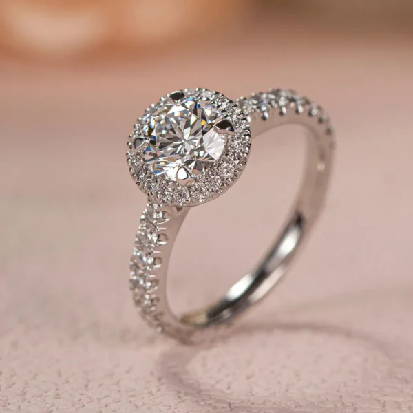 0.70 Carat Custom Design Diamond Solitaire Ring (3)