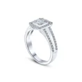 0.70 Carat Square Baguette Diamond Ring with Side Stones (2)