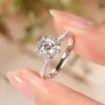 0.70 Carat Vintage Diamond Solitaire Ring