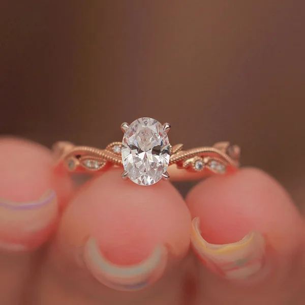 0.80 Carat Oval-Cut Vintage Diamond Solitaire Ring (5)