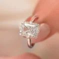 0.85 Carat Radiant-Cut Diamond Rose Solitaire Ring (3)